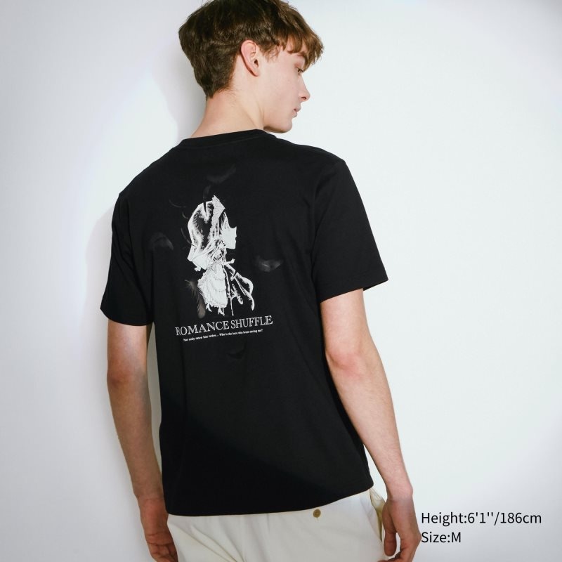 Men Uniqlo Introduction Of Detective Conan Case Closed Ut Short-sleeve Graphic T Shirts Black | 2161403