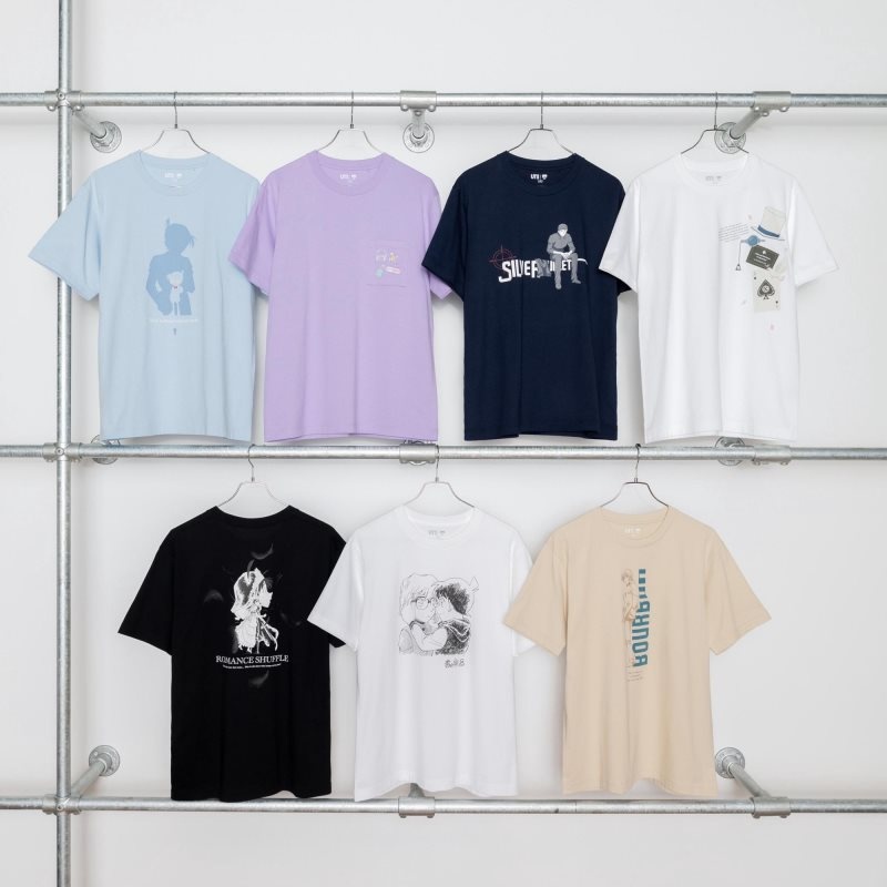 Men Uniqlo Introduction Of Detective Conan Case Closed Ut Short-sleeve Graphic T Shirts Navy | 677705