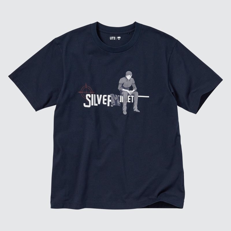 Men Uniqlo Introduction Of Detective Conan Case Closed Ut Short-sleeve Graphic T Shirts Navy | 677705