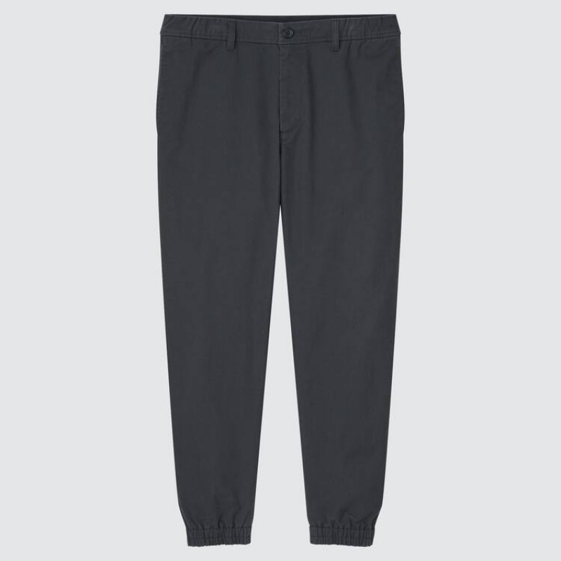Men Uniqlo Joggers Pants Grey | 1882602