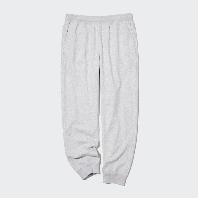 Men Uniqlo Joggers Pants Grey | 6414830