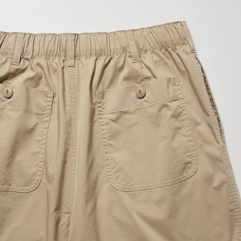 Men Uniqlo Jw Anderson Easy Pants Beige | 6743944