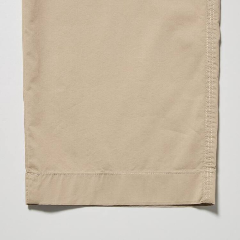 Men Uniqlo Jw Anderson Easy Pants Beige | 6743944