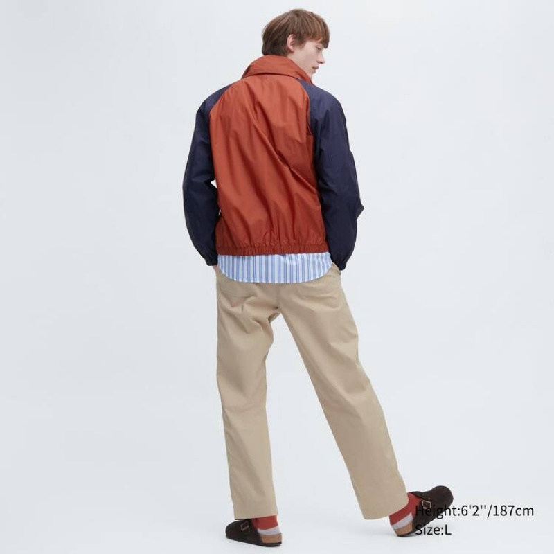 Men Uniqlo Jw Anderson Easy Pants Beige | 6743944