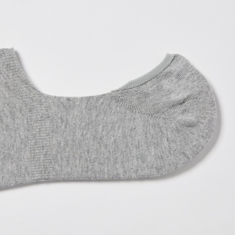 Men Uniqlo Low Cut Socks Grey | 3939685