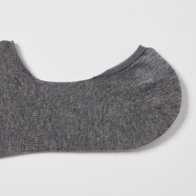Men Uniqlo Low Cut Socks Grey | 8550019