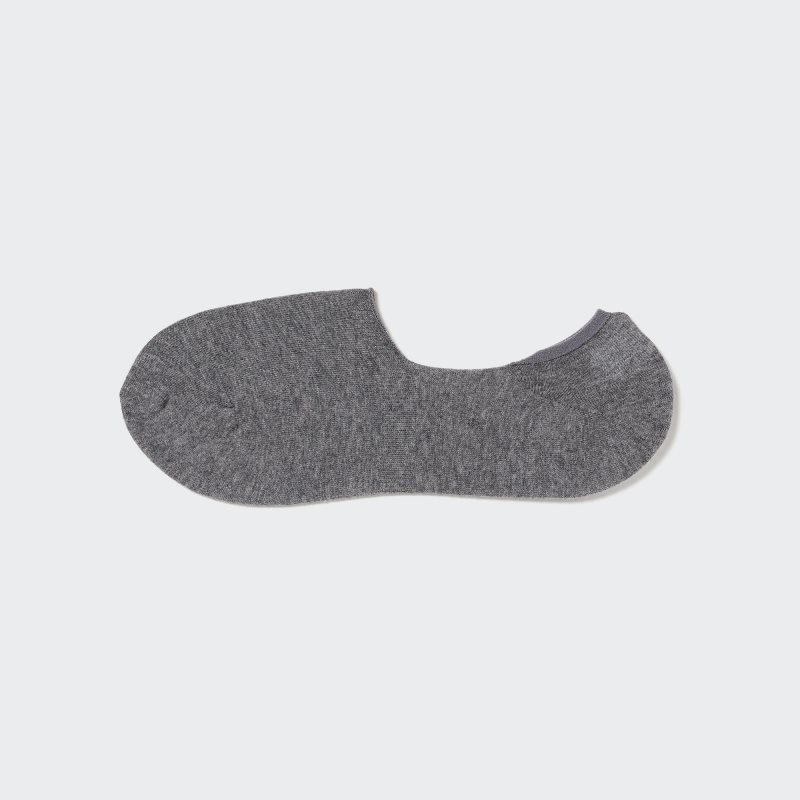Men Uniqlo Low Cut Socks Grey | 8550019