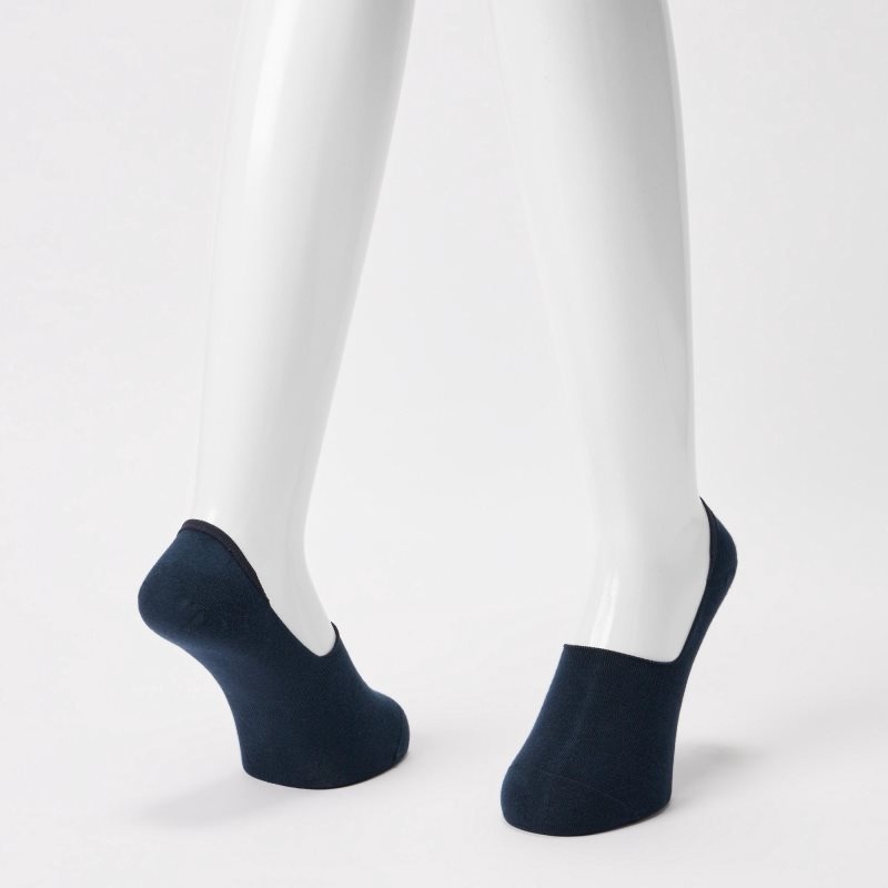 Men Uniqlo Low-cut Socks Blue | 3397326