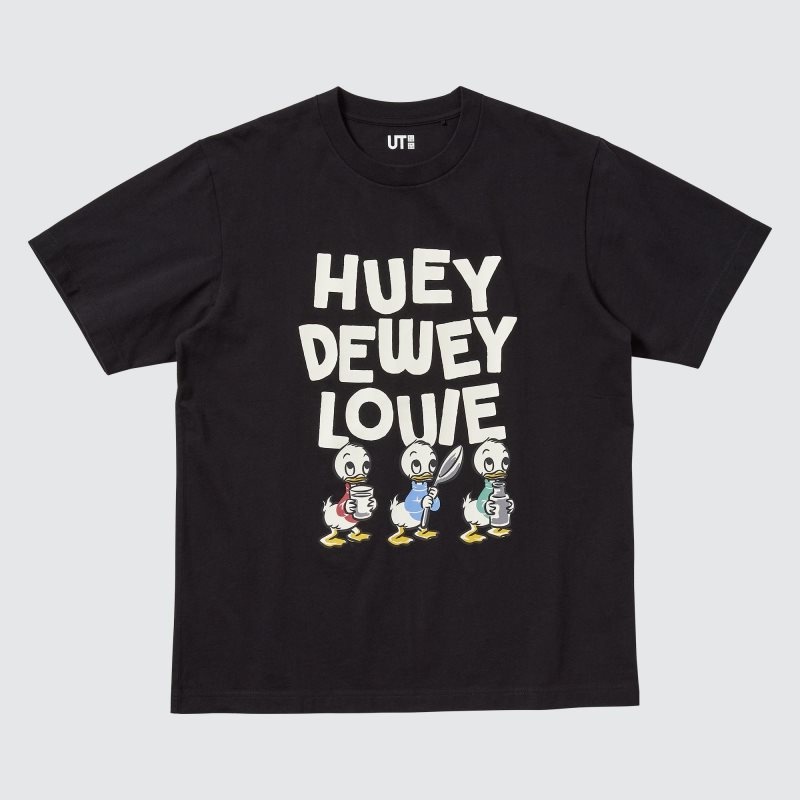 Men Uniqlo Magic For All Favorites Ut Short-sleeve Graphic T Shirts Black | 163546