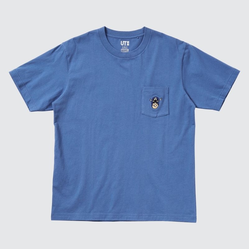 Men Uniqlo Magic For All Timeless Favorites Ut Short-sleeve Graphic T Shirts Blue | 6561836