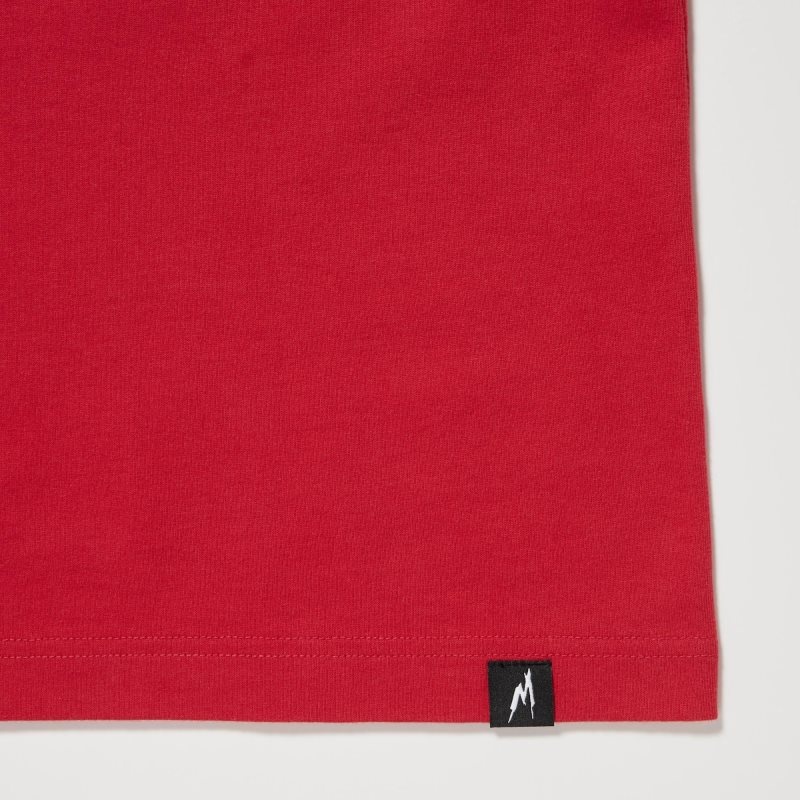 Men Uniqlo Marvel Art Collection By Mondo Ut Short Sleeve Graphic T Shirts Red | 2065050