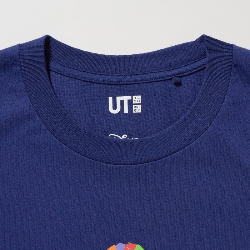 Men Uniqlo Mickey Stands Ut Short-sleeve Graphic T Shirts Blue | 3520180