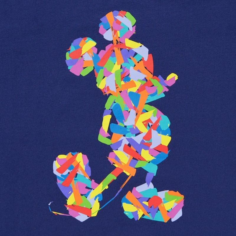 Men Uniqlo Mickey Stands Ut Short-sleeve Graphic T Shirts Blue | 3520180