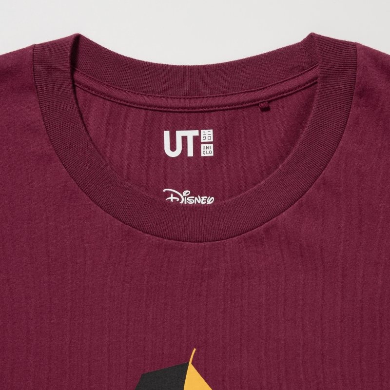 Men Uniqlo Mickey Stands Ut Short-sleeve Graphic T Shirts Burgundy | 3679888