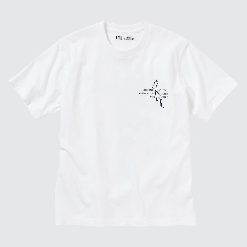 Men Uniqlo My Hero Academia Ut Short-sleeve Graphic T Shirts White | 549225