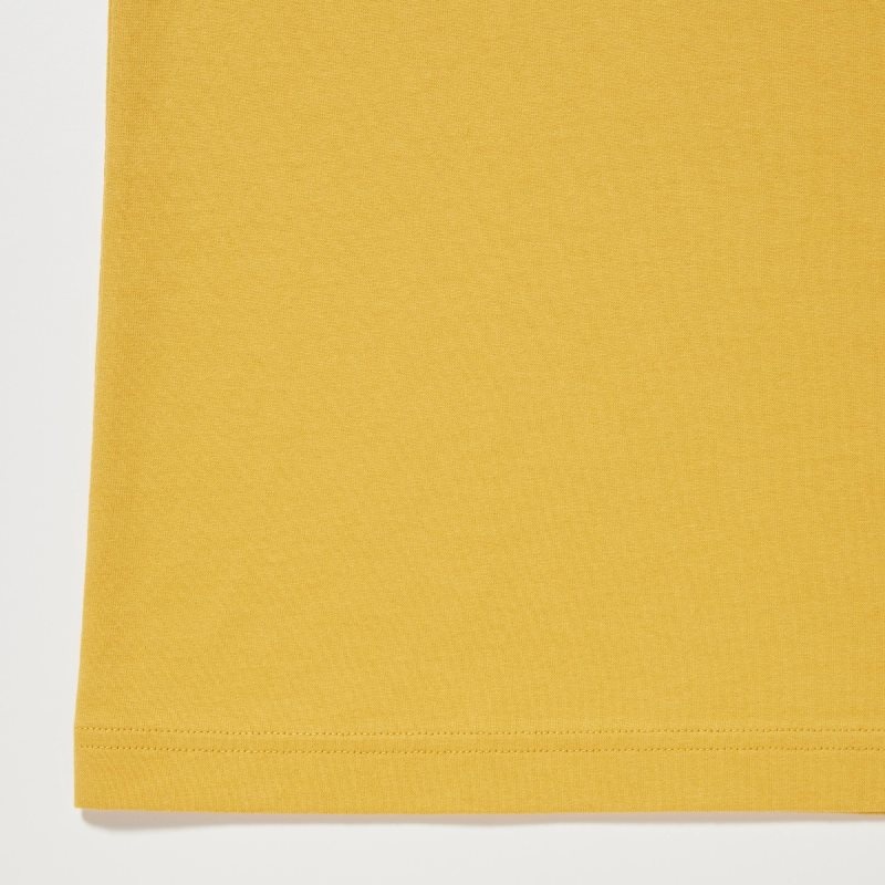 Men Uniqlo Naruto Ut Short-sleeve Graphic Naruto Uzumaki T Shirts Yellow | 3715105