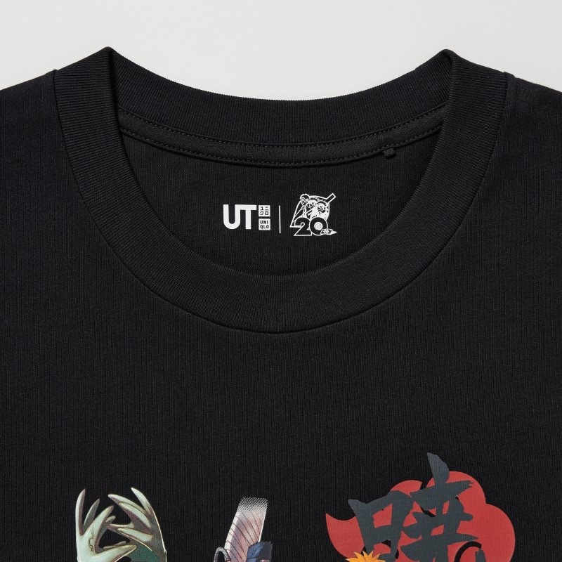 Men Uniqlo Naruto Ut Short-sleeve Graphic Akatsuki Organization T Shirts Black | 3420321