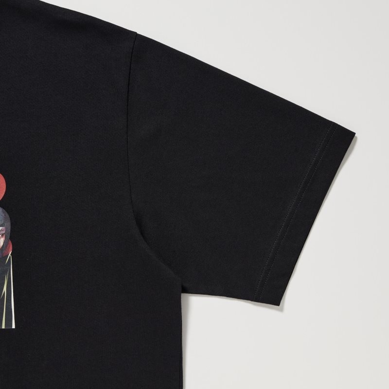 Men Uniqlo Naruto Ut Short-sleeve Graphic Akatsuki Organization T Shirts Black | 3420321