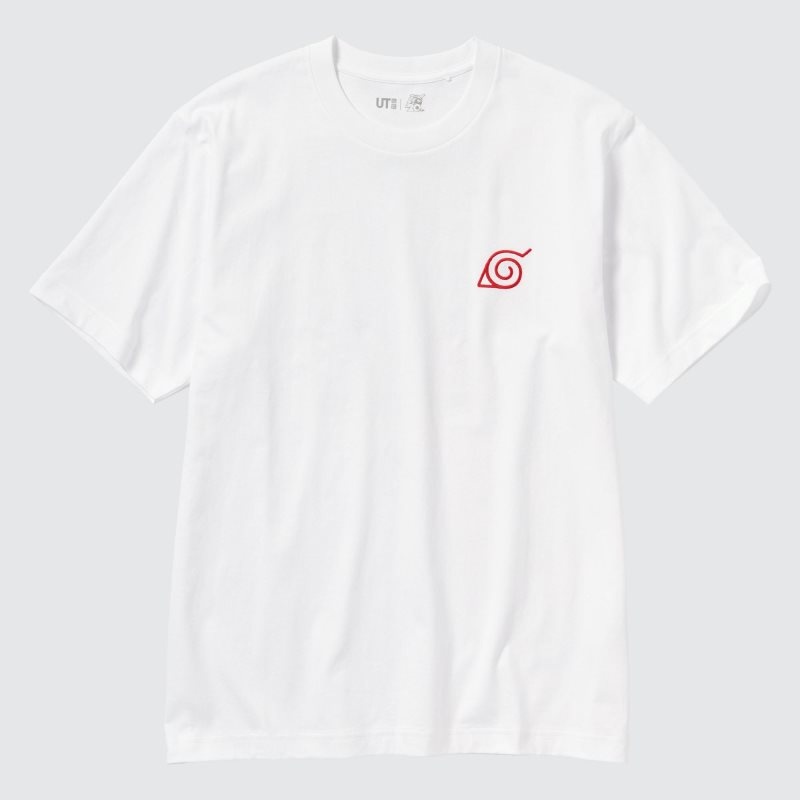 Men Uniqlo Naruto Ut Short-sleeve Graphic Minato Namikaze T Shirts White | 9464384