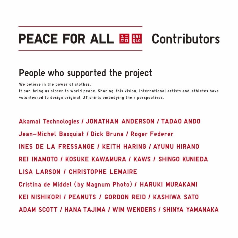 Men Uniqlo PEACE FOR ALL Short-Sleeve Graphic Haruki Murakami T Shirts White | 1644765