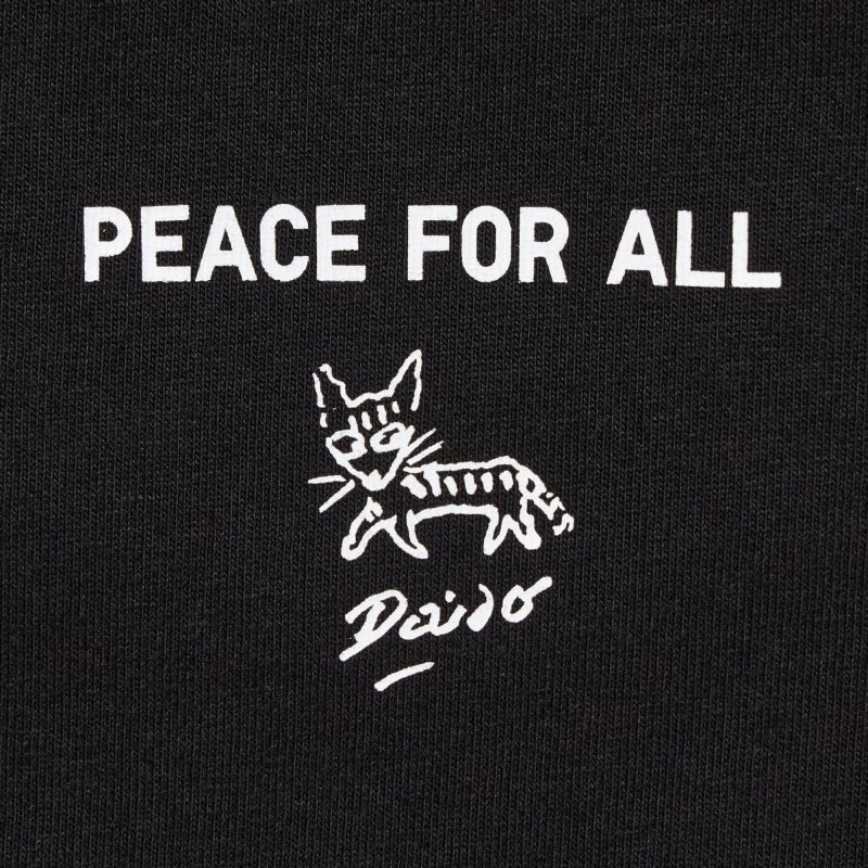 Men Uniqlo Peace For All Daido Moriyama Short-sleeve Graphic T Shirts Black | 1051918