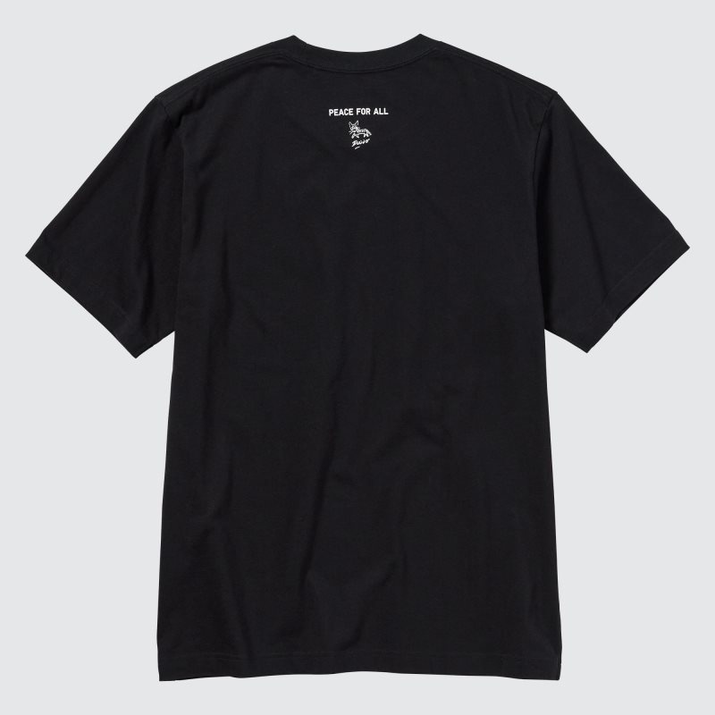 Men Uniqlo Peace For All Daido Moriyama Short-sleeve Graphic T Shirts Black | 1051918