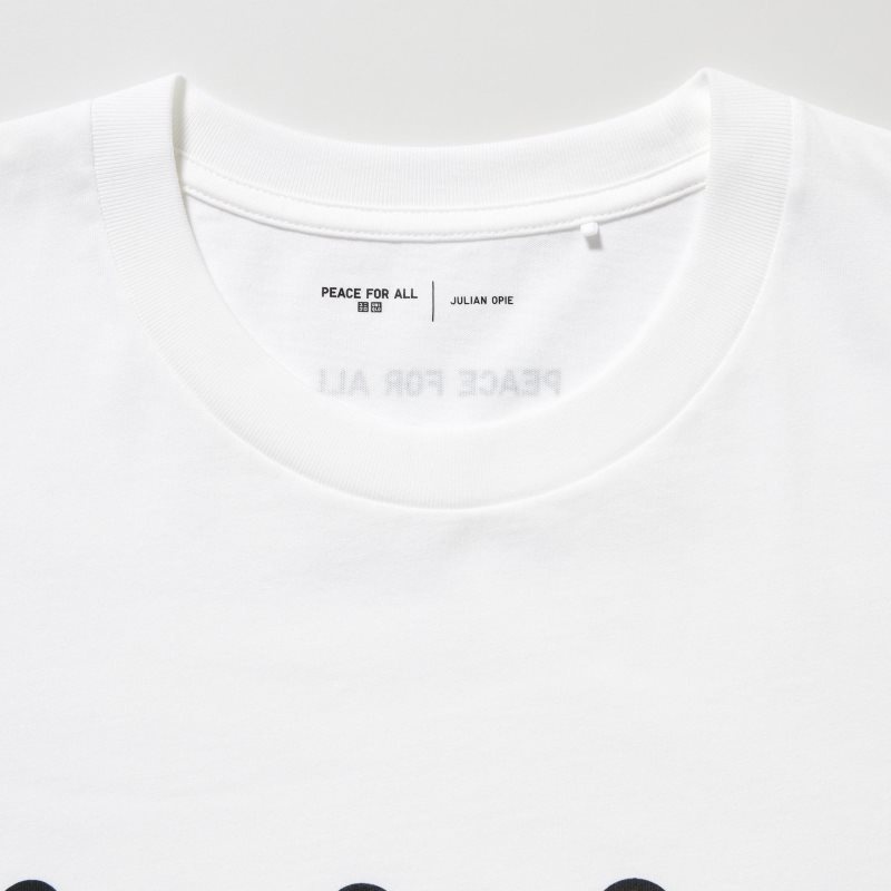 Men Uniqlo Peace For All Julian Opie Short-sleeve Graphic T Shirts White | 3981640