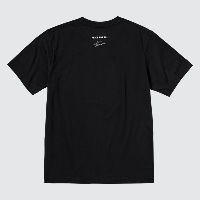 Men Uniqlo Peace For All Kosuke Kawamura Short-sleeve Graphic T Shirts Black | 2285126