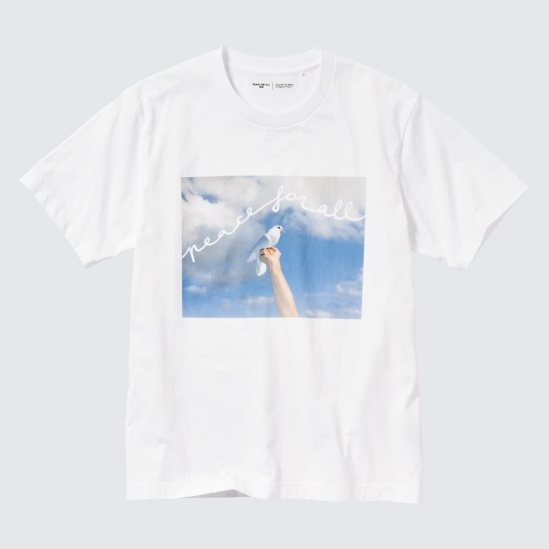 Men Uniqlo Peace For All Magnum Photos Short-sleeve Graphic T Shirts White | 7236922