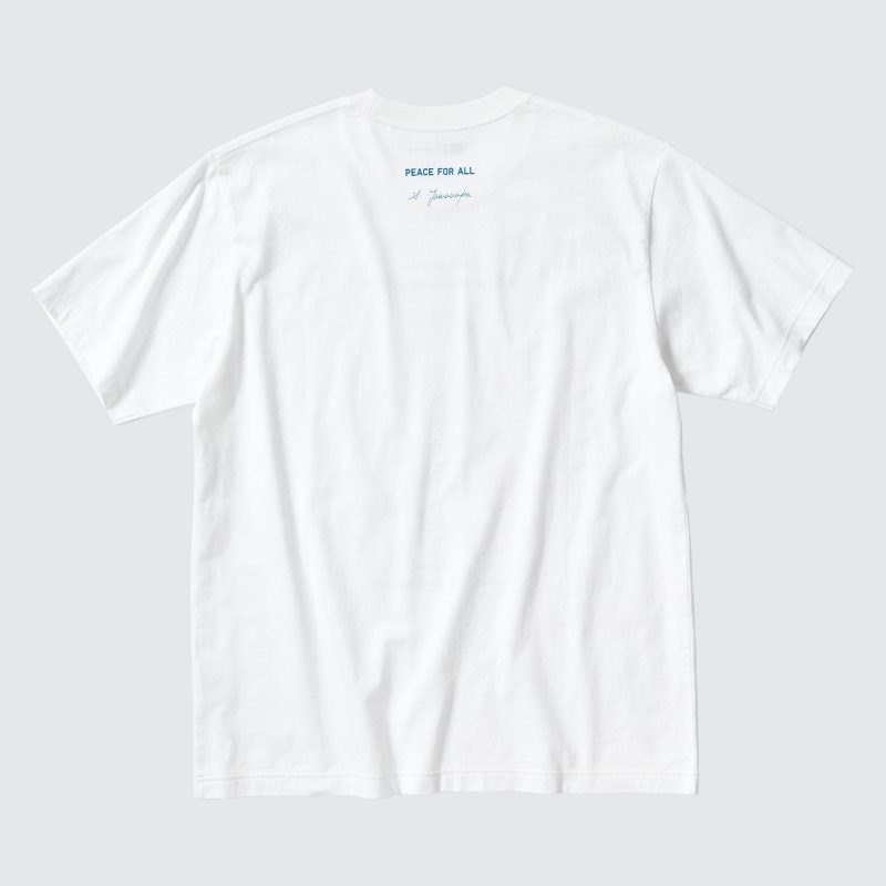Men Uniqlo Peace For All Shinya Yamanaka Short-sleeve Graphic T Shirts White | 5184272