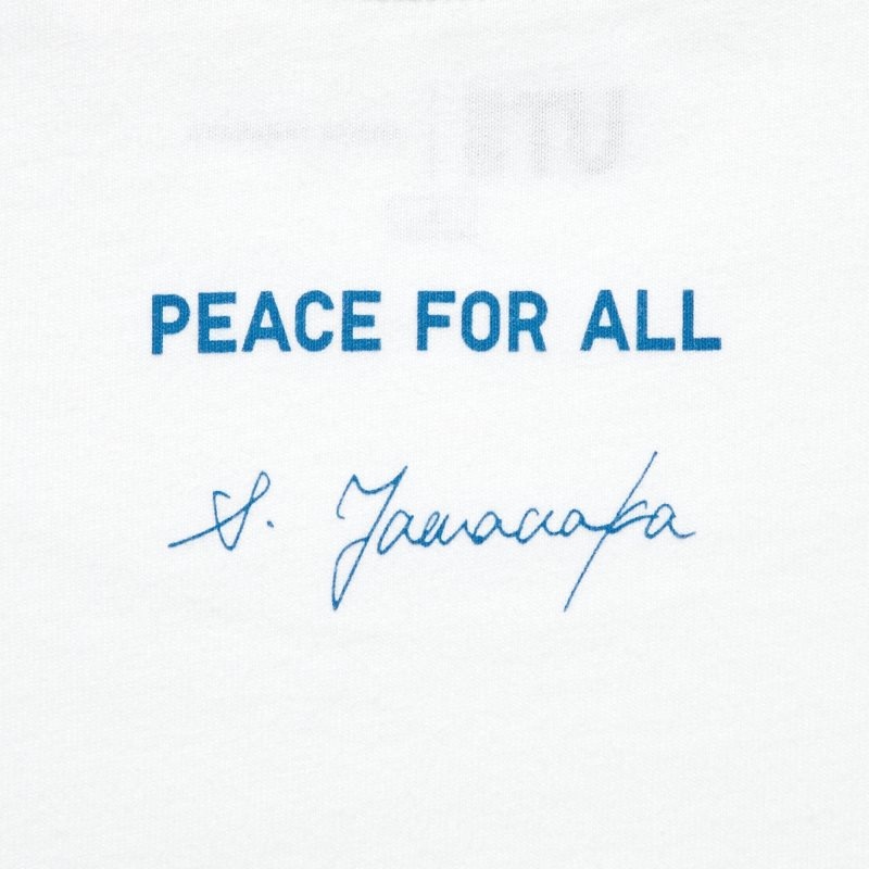 Men Uniqlo Peace For All Shinya Yamanaka Short-sleeve Graphic T Shirts White | 5184272