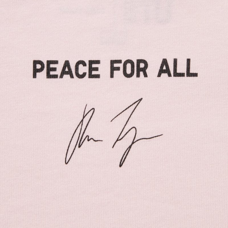 Men Uniqlo Peace For All Short-sleeve Graphic Hana Tajima T Shirts Pink | 3985930