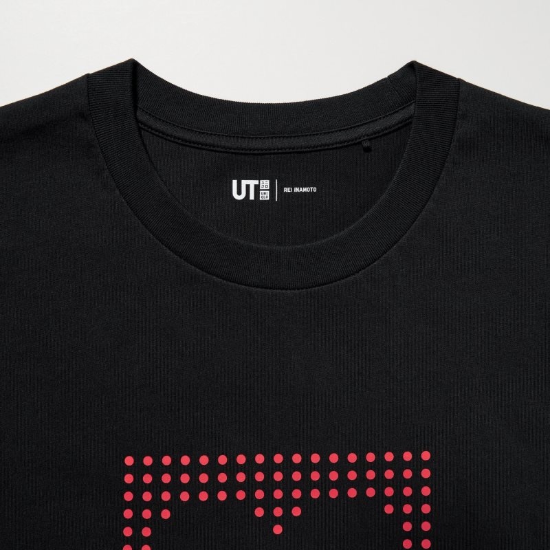 Men Uniqlo Peace For All Short-sleeve Graphic Rei Inamoto T Shirts Black | 3329746