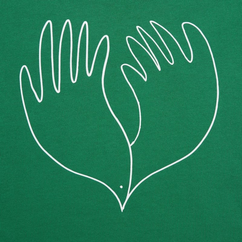 Men Uniqlo Peace For All Short-sleeve Graphic Christophe Lemaire T Shirts Green | 5546001