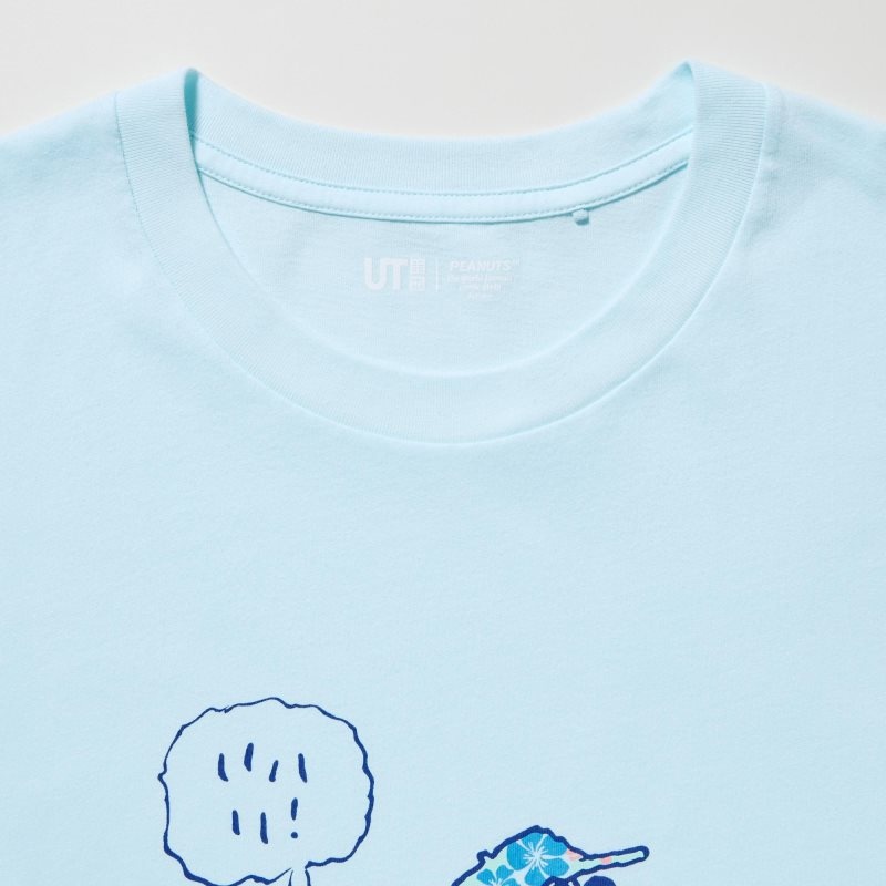 Men Uniqlo Peanuts Hawaii Ut Short Sleeve Graphic T Shirts Green | 163972
