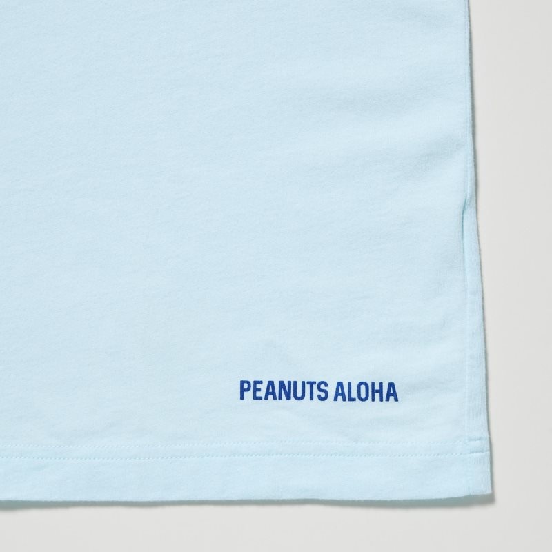 Men Uniqlo Peanuts Hawaii Ut Short Sleeve Graphic T Shirts Green | 163972
