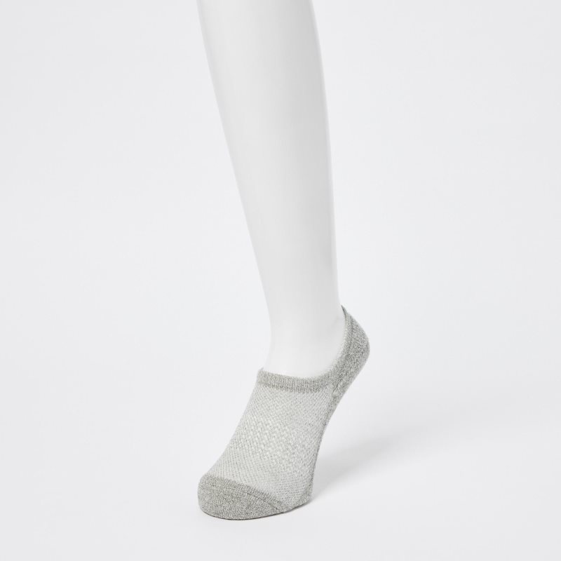 Men Uniqlo Pile Low Cut Socks Grey | 8815380