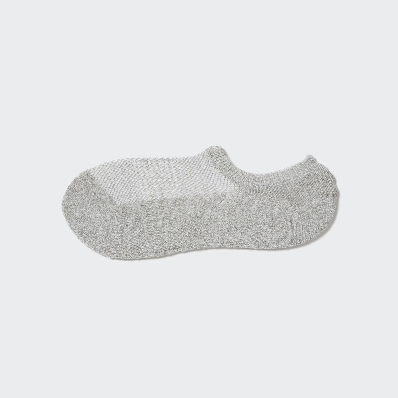 Men Uniqlo Pile Low Cut Socks Grey | 8815380