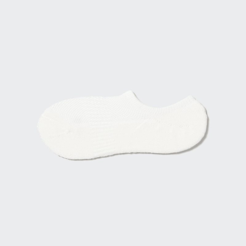 Men Uniqlo Pile Low Cut Socks White | 6466629