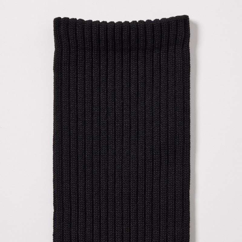 Men Uniqlo Pile Socks Black | 3763628