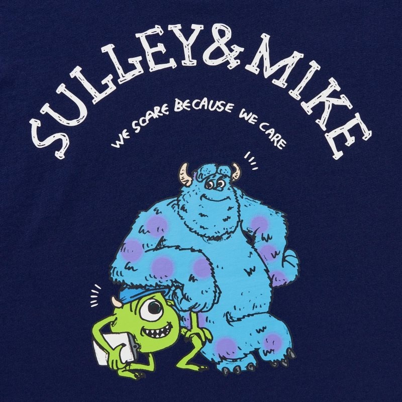 Men Uniqlo Pixar Art Ut Short-sleeve Graphic Kazuma Mikami T Shirts Navy | 8585725