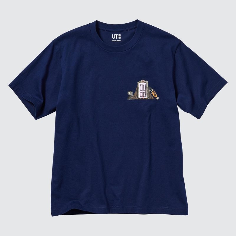 Men Uniqlo Pixar Art Ut Short-sleeve Graphic Kazuma Mikami T Shirts Navy | 8585725