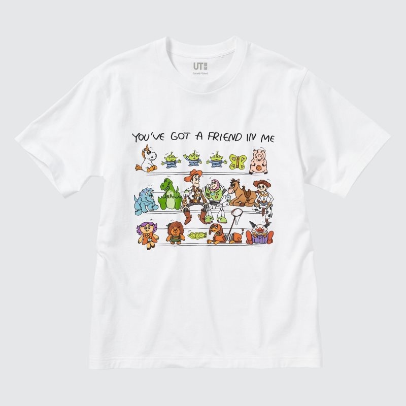 Men Uniqlo Pixar Art Ut Short-sleeve Graphic Kazuma Mikami T Shirts White | 8790834