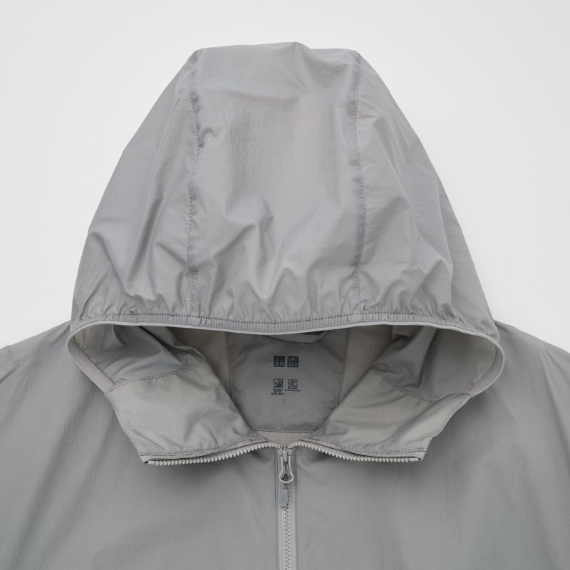 Men Uniqlo Pocketable Uv Protection 3d Cut Parka Black | 5671623