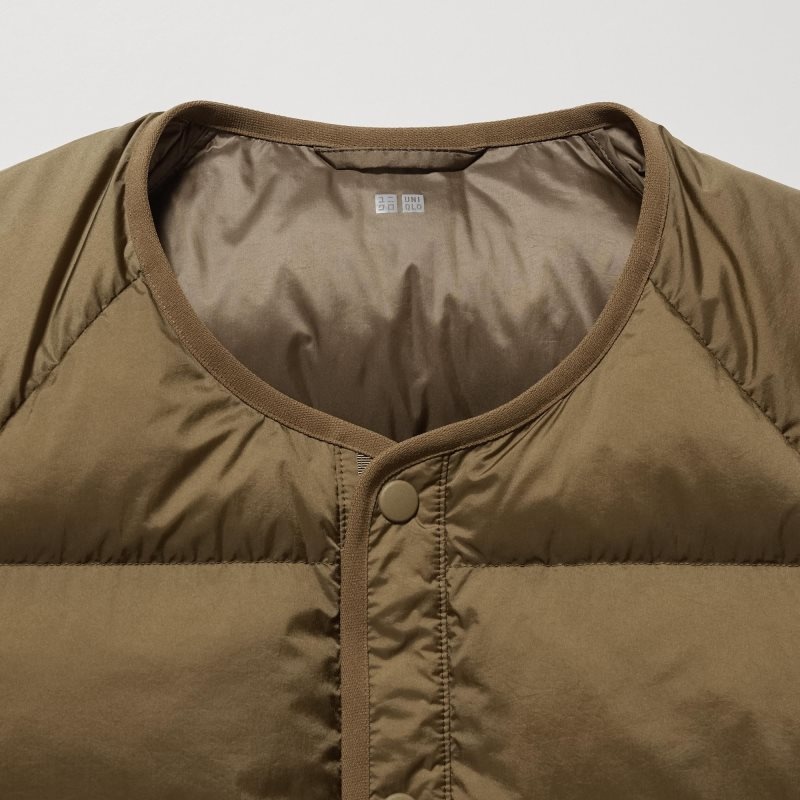 Men Uniqlo Recycled Down Jackets Grey | 6125644