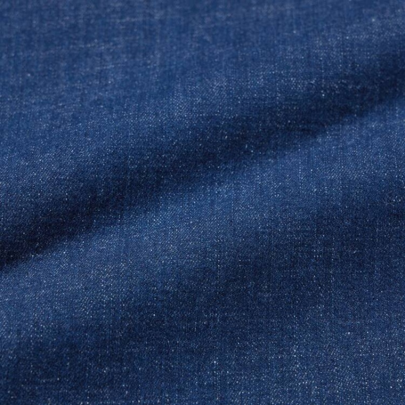 Men Uniqlo Relaxed Fit Ankle Length Pants Blue | 9597496