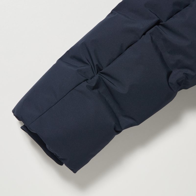 Men Uniqlo Seamless Down Coats Grey | 3436585