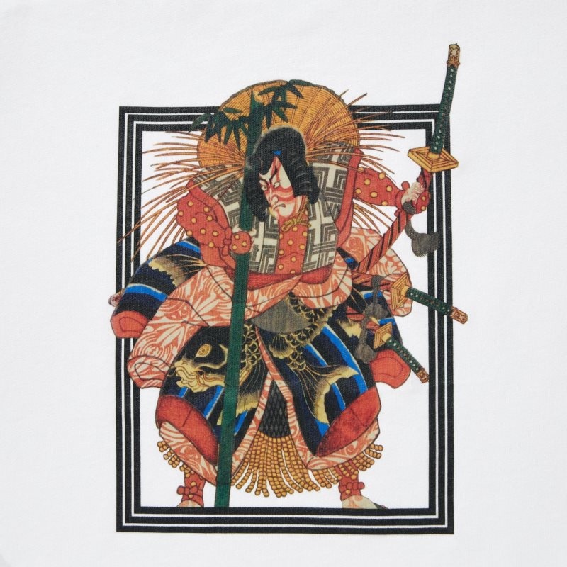 Men Uniqlo Shochiku Kabuki Ut Short-sleeve Graphic T Shirts White | 7704868