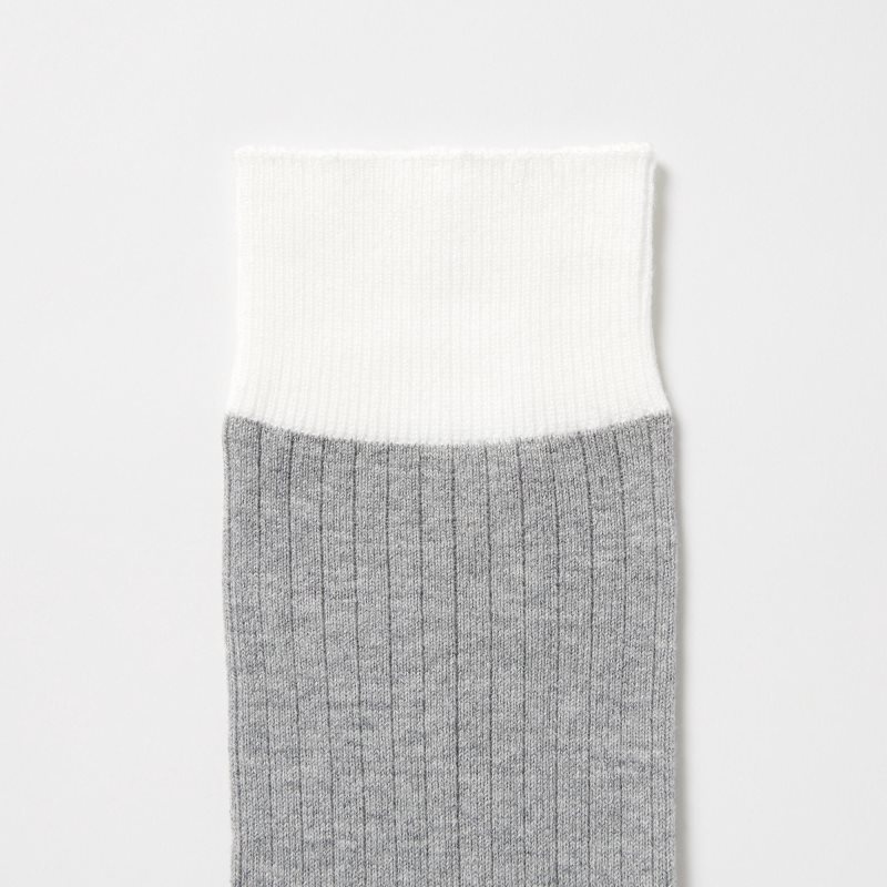 Men Uniqlo Silket Ribbed Socks Grey | 5357756