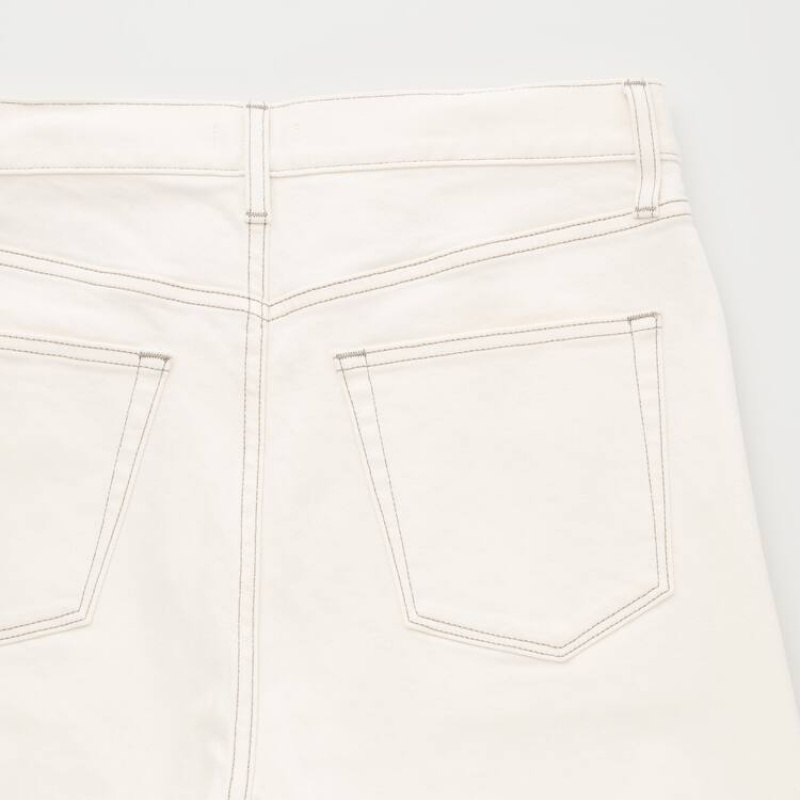 Men Uniqlo Slim Fit Jeans White | 2766815